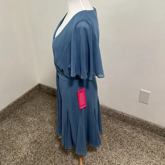 🌴 NWT Lauren Ralph Lauren Chiffon Dress - Picture 2 of 5